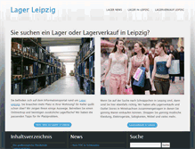 Tablet Screenshot of lager-leipzig.de